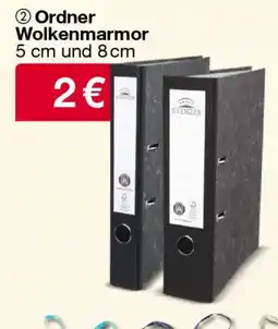 Woolworth Ordner Wolkenmarmor 5 cm und 8cm STENZER Angebot