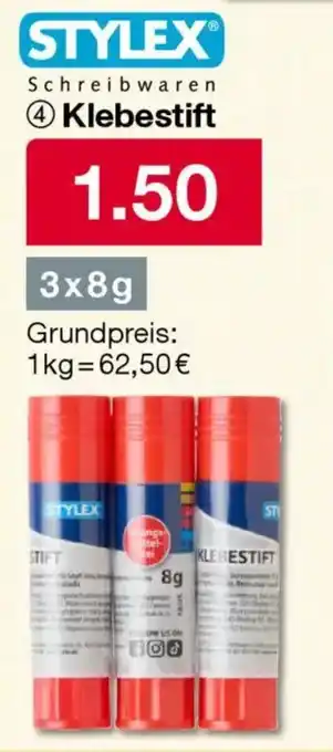 Woolworth STYLEX Klebestift Angebot