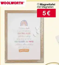 Woolworth Magnettafel mit Magneten Angebot
