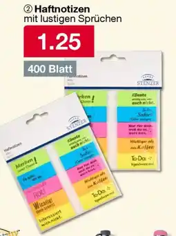 Woolworth Haftnotizen 400 Blatt Angebot
