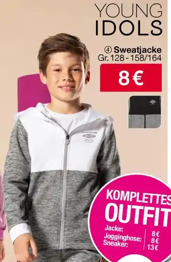 Woolworth YOUNG IDOLS Sweatjacke Angebot