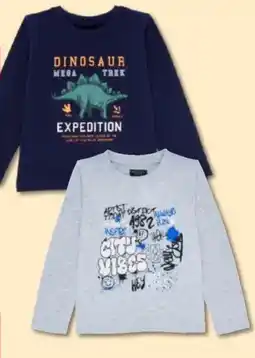Woolworth Langarmshirt mit Druck Angebot