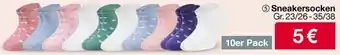 Woolworth Sneakersocken Gr. 23/26-35/38 Angebot