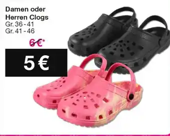 Woolworth Damen oder Herren Clogs Angebot