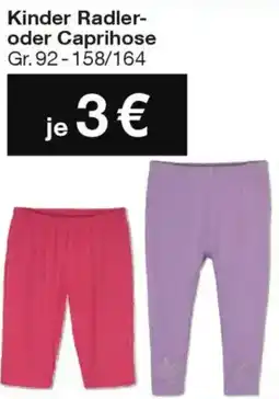 Woolworth Kinder Radler- oder Caprihose Gr. 92-158/164 Angebot