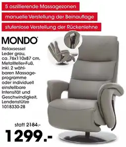 Möbel Martin MONDO Relaxsessel Angebot