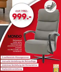 Möbel Martin MONDO Relaxsessel Angebot
