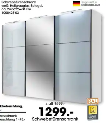 Möbel Martin Schwebetürenschrank Angebot