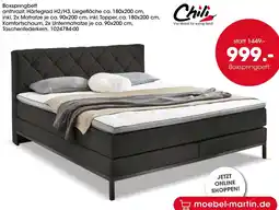 Möbel Martin Chili Boxspringbett Angebot
