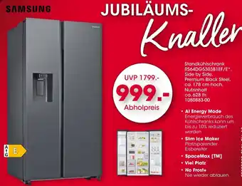 Möbel Martin SAMSUNG Standkühlschrank RS64DG5303B1EF/E Angebot
