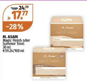 Müller M. Asam Magic Finish oder Summer Teint 30ml Angebot