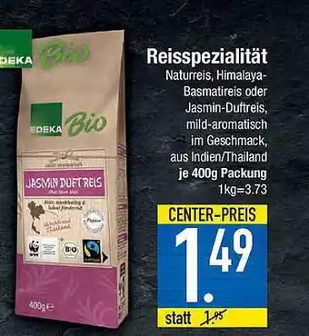 E-Center Edeka Bio Reisspezialität Angebot