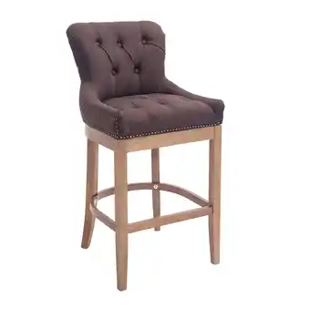 Netto Marken-Discount CLP Barhocker Lakewood Stoff-Bezug I Gepolsterter Tresenstuhl I Gestell Aus Holz Angebot