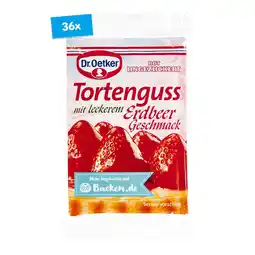 Netto Marken-Discount Dr. Oetker Tortenguss Erdbeer für 3 x 250 ml, 36er Pack Angebot