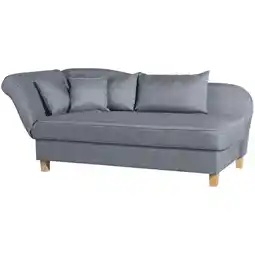 Netto Marken-Discount Max Winzer Selma Recamiere mit Armteil links klappbar denim Angebot