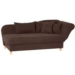 Netto Marken-Discount Max Winzer Selma Recamiere mit Armteil rechts klappbar braun Angebot