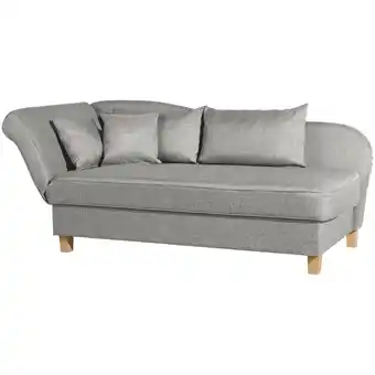 Netto Marken-Discount Max Winzer Selma Recamiere mit Armteil links klappbar hellgrau Angebot