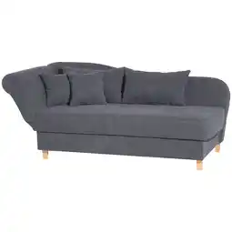 Netto Marken-Discount Max Winzer Selma Recamiere mit Armteil links klappbar anthrazit Angebot