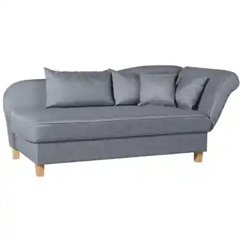 Netto Marken-Discount Max Winzer Selma Recamiere mit Armteil rechts klappbar denim Angebot
