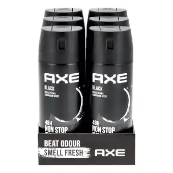 Netto Marken-Discount Axe Bodyspray Black 150 ml, 6er Pack Angebot