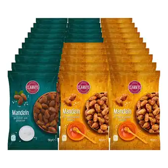 Netto Marken-Discount Clarkys Mandeln 150 g verschiedene Sorten, 30er Pack Angebot