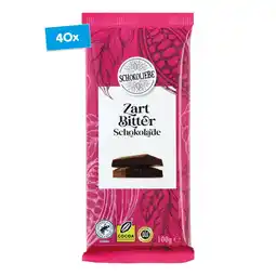 Netto Marken-Discount Schokoliebe Zartbitter Schokolade 100 g, 40er Pack Angebot