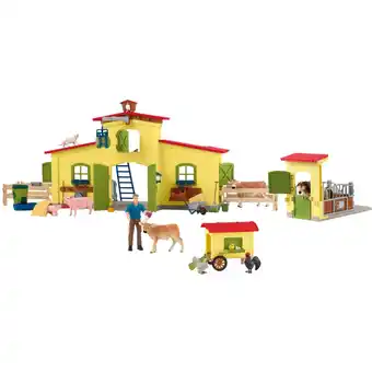 Netto Marken-Discount Schleich Spielgebäude Farm World Farm mit Hühnerstall und Pferdestall Angebot