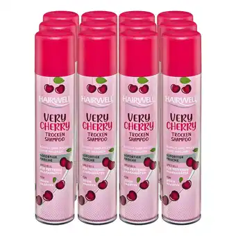 Netto Marken-Discount Hairwell Trockenshampoo Very Cherry 200 ml, 12er Pack Angebot