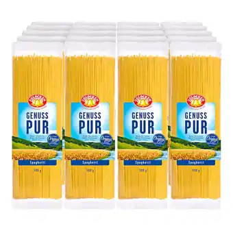 Netto Marken-Discount 3 GLOCKEN GENUSS PUR Spaghetti 500g, 20er Pack Angebot