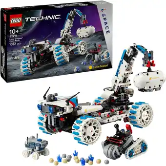 Netto Marken-Discount LEGO Konstruktionsspielzeug Technic Lunar Outpost Mondrover-Raumfahrzeug Angebot