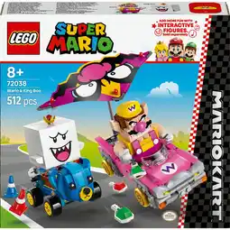 Netto Marken-Discount LEGO Konstruktionsspielzeug Super Mario - Mario Kart: Wario & König Buu Huu Angebot
