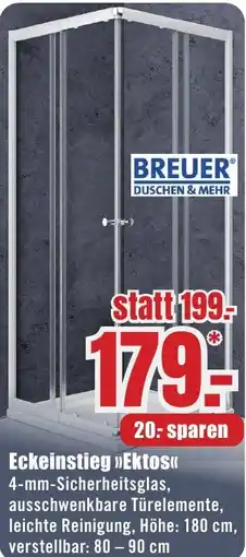 B1 Discount Baumarkt BREUER Eckeinstieg Ektos Angebot