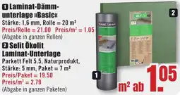 B1 Discount Baumarkt Laminat-Dämmunterlage Basic Angebot