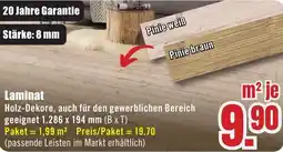B1 Discount Baumarkt Laminat Angebot