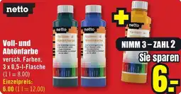 B1 Discount Baumarkt netto Voll- und Abtönfarbe Angebot