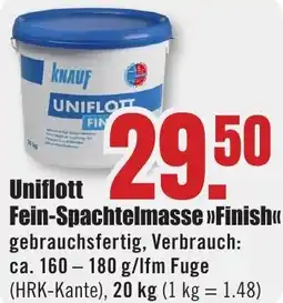 B1 Discount Baumarkt KNAUF Fein-Spachtelmasse Finish Angebot