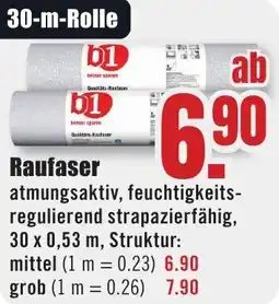 B1 Discount Baumarkt b1 Raufaser Angebot