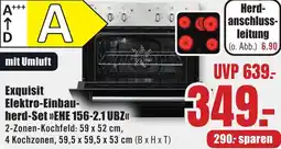 B1 Discount Baumarkt Exquisit Elektro-Einbauherd-Set EHE 156-2.1 UBZ Angebot