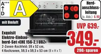 B1 Discount Baumarkt Exquisit Elektro-Einbauherd-Set EHE 156-2.1 UBZ Angebot