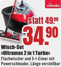 B1 Discount Baumarkt Vileda Wisch-Set Ultramax 2 in 1 Turbo Angebot
