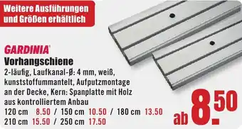B1 Discount Baumarkt GARDINIA Vorhangschiene Angebot