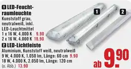 B1 Discount Baumarkt LED-Feuchtraumleuchte Angebot