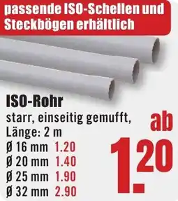 B1 Discount Baumarkt ISO-Rohr Angebot