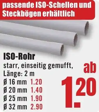 B1 Discount Baumarkt ISO-Rohr Angebot
