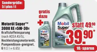 B1 Discount Baumarkt Motoröl Super 3000 XE 5W-30 Angebot