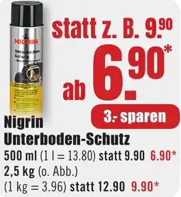 B1 Discount Baumarkt NIGRIN Unterboden-Schutz Angebot