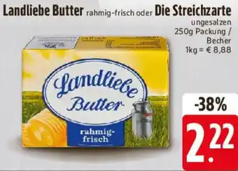 Edeka Landliebe Butter oder Die Streichzarte Angebot