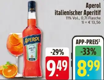 Edeka Aperol italienischer Aperitif Angebot