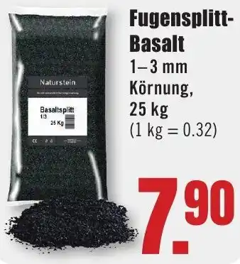 B1 Discount Baumarkt Fugensplitt Basalt Angebot