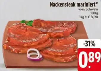 E-Center Nackensteak mariniert Angebot